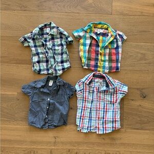 Lot of Boys Short Sleeve Button Downs - size 12 months